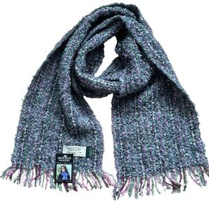 MUCROS WEAVERS Mohair & Viscose Scarf  Made In Ireland  NWT